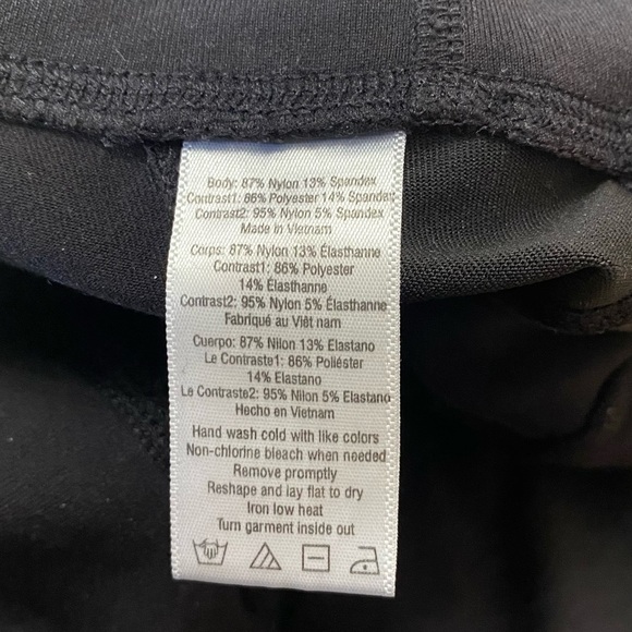 Alo Vitality Leggings Lively Lace Black size xs - Picture 7 of 13